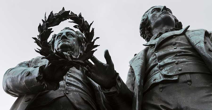 Goethe and Schiller in Weimar