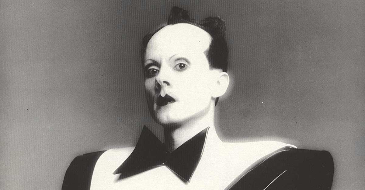 Bild zeigt Klaus Nomi auf LP-Cover von SONY