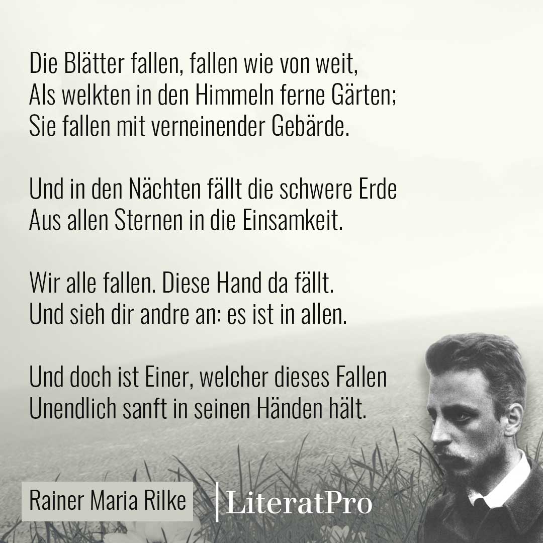 Bild zum Gedicht Herbst von Rainer Maria Rilke