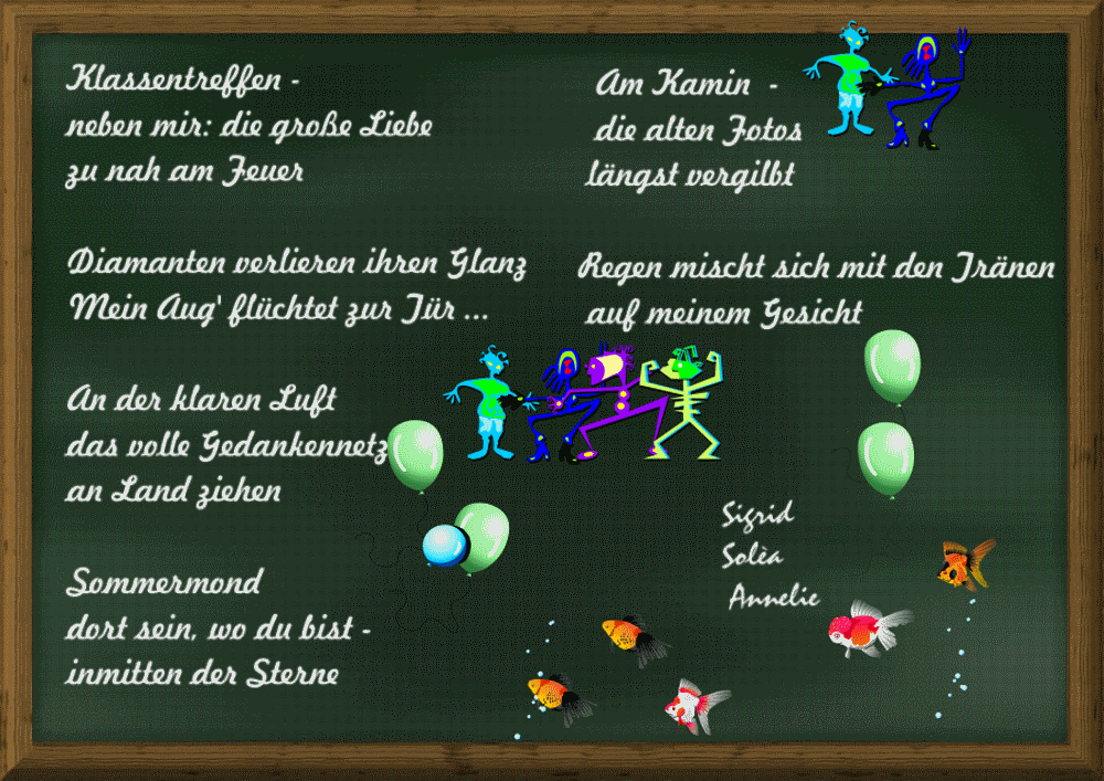 Klassentreffen Sigrid Solea Annelie Annelie Kelch Literatpro