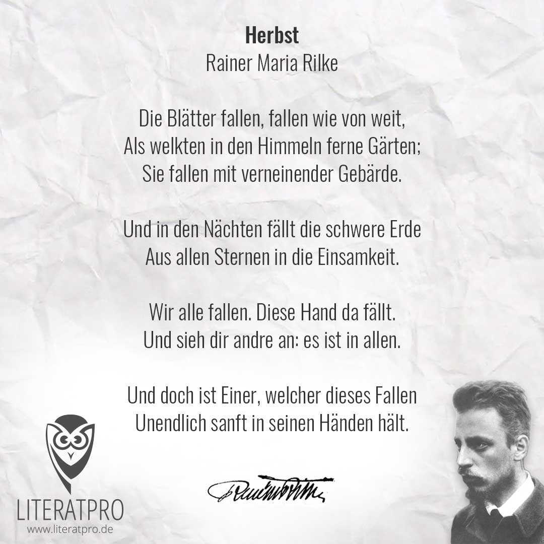 Gedicht Stufen Rilke