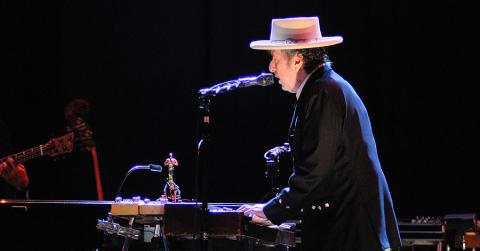 Bild von Bob Dylan auf Festival Internacional de Benicassim
