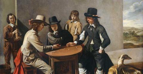 Die Spieler von Mathieu le Nain / Rijksmuseum